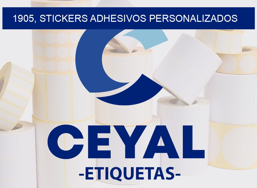 1905, stickers adhesivos personalizados