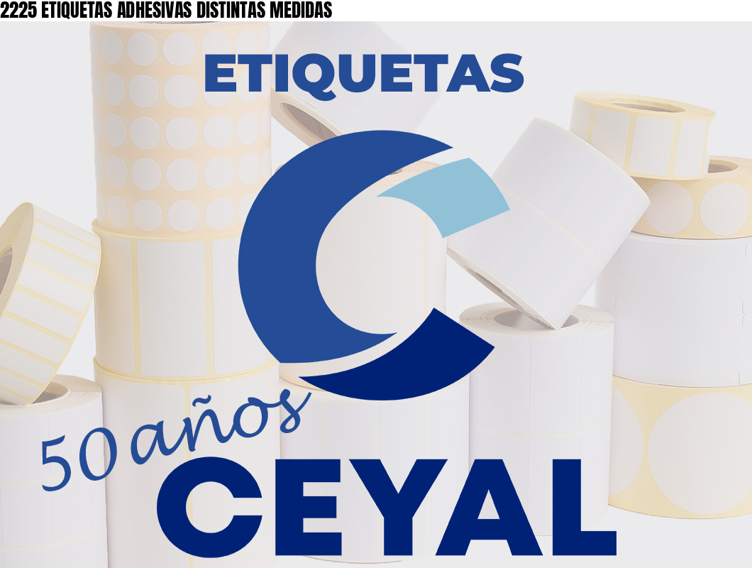2225 ETIQUETAS ADHESIVAS DISTINTAS MEDIDAS