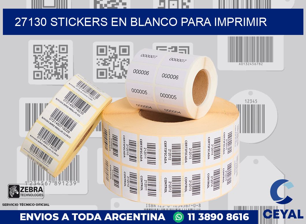 27130 STICKERS EN BLANCO PARA IMPRIMIR
