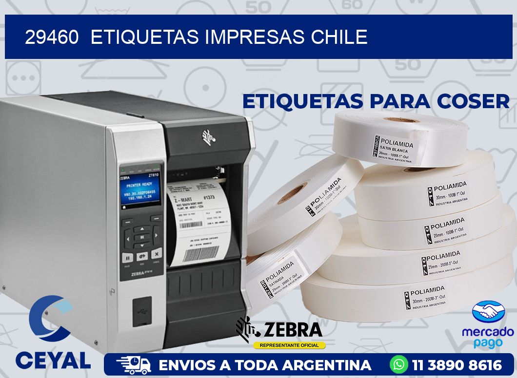 29460  ETIQUETAS IMPRESAS CHILE