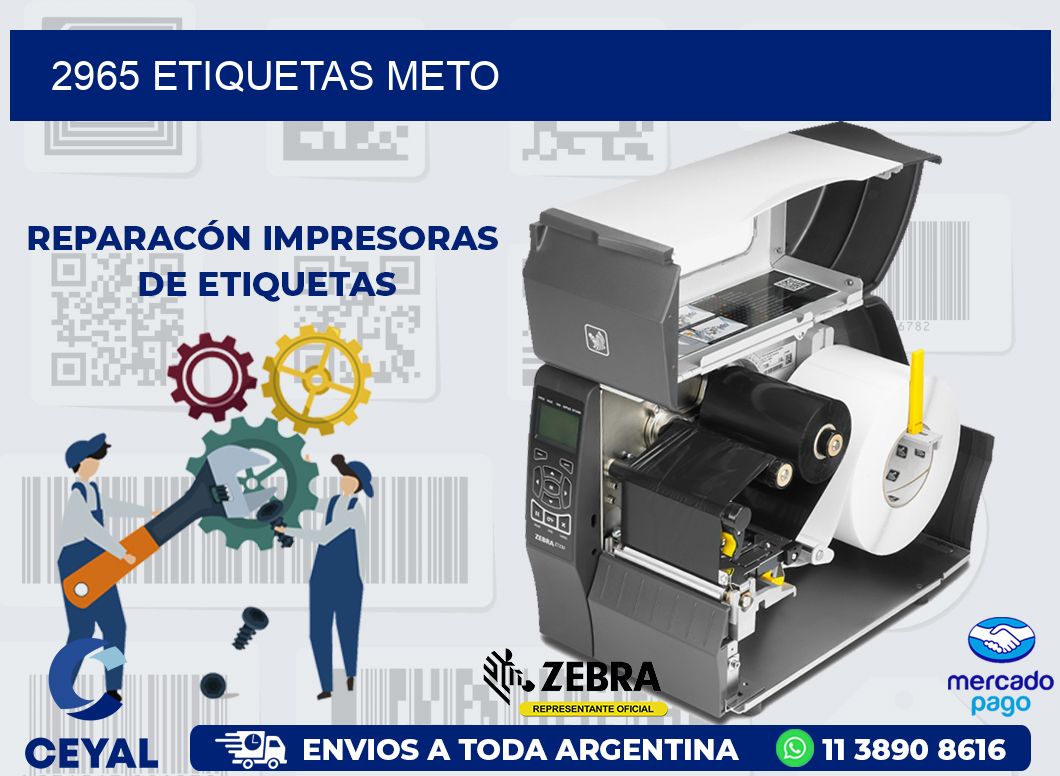 2965 ETIQUETAS METO