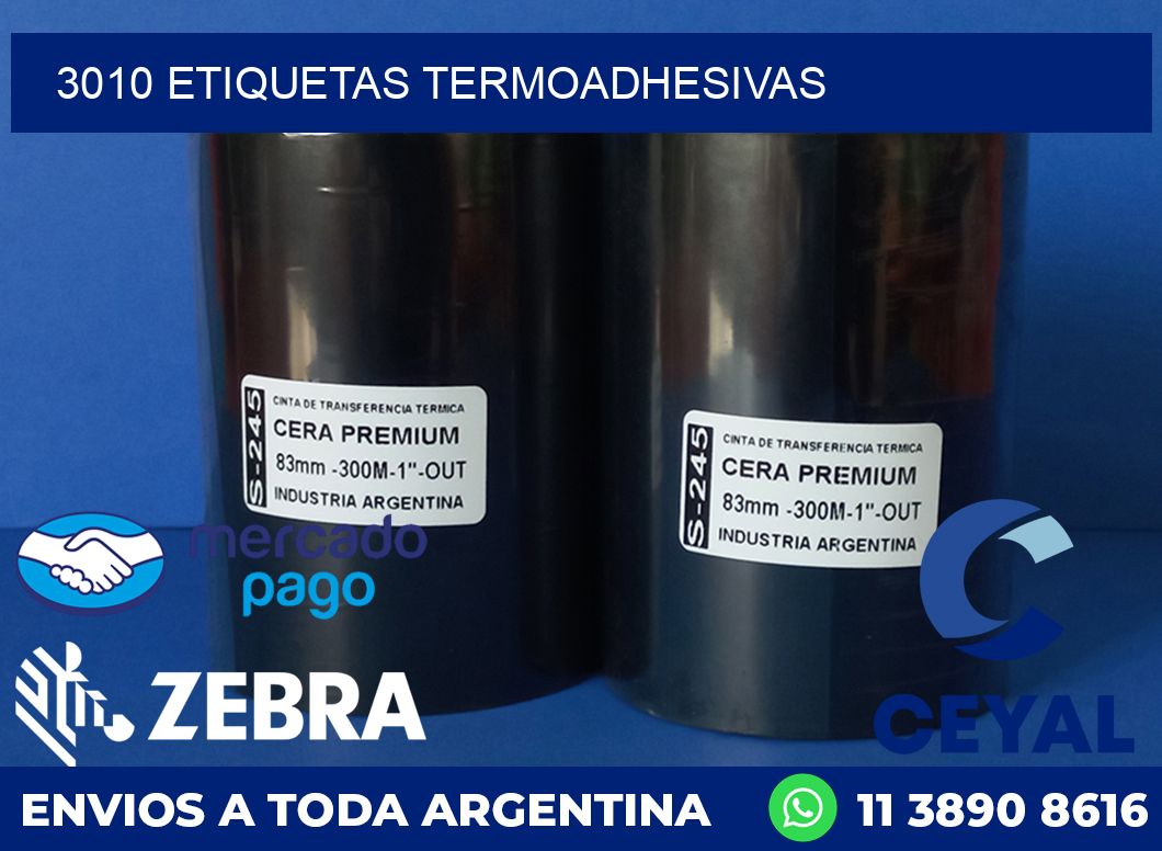 3010 ETIQUETAS TERMOADHESIVAS