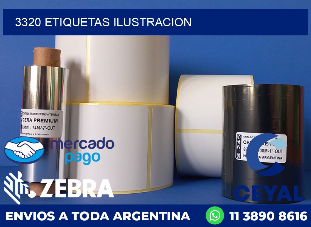 3320 ETIQUETAS ILUSTRACION