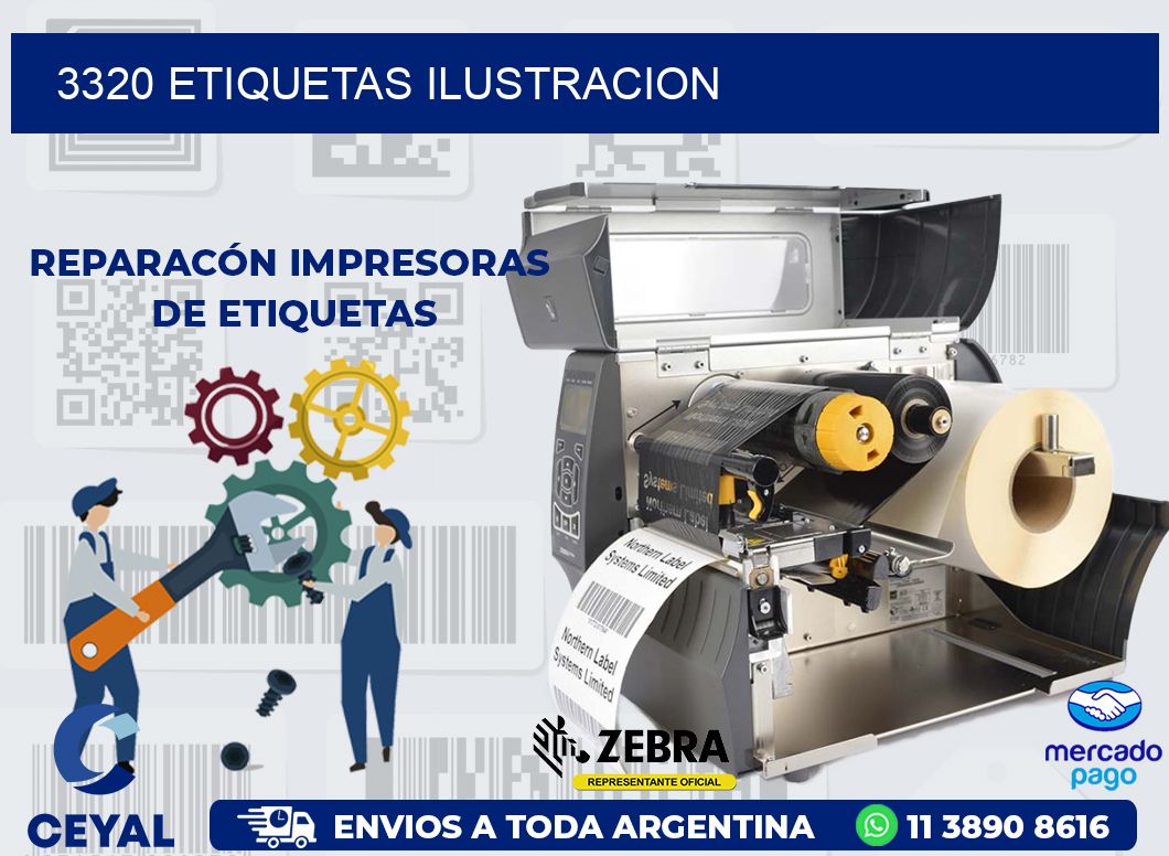3320 ETIQUETAS ILUSTRACION