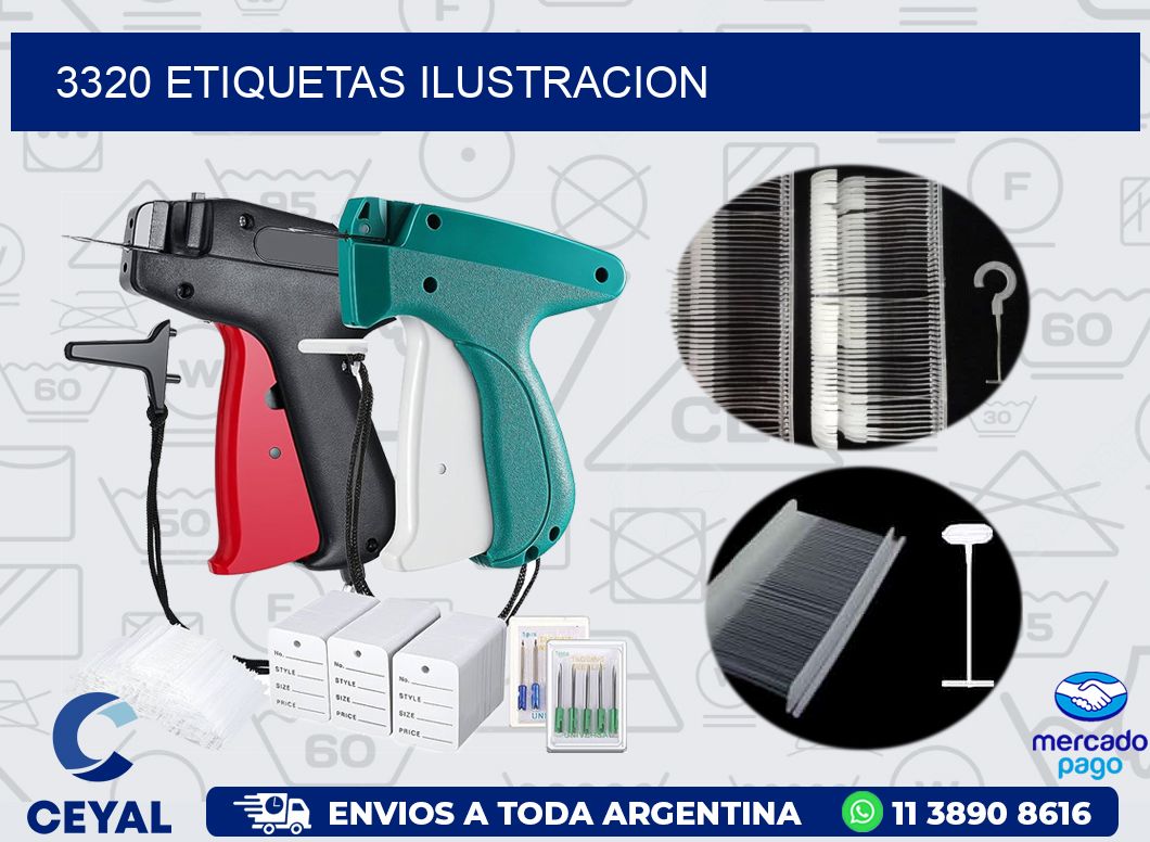 3320 ETIQUETAS ILUSTRACION