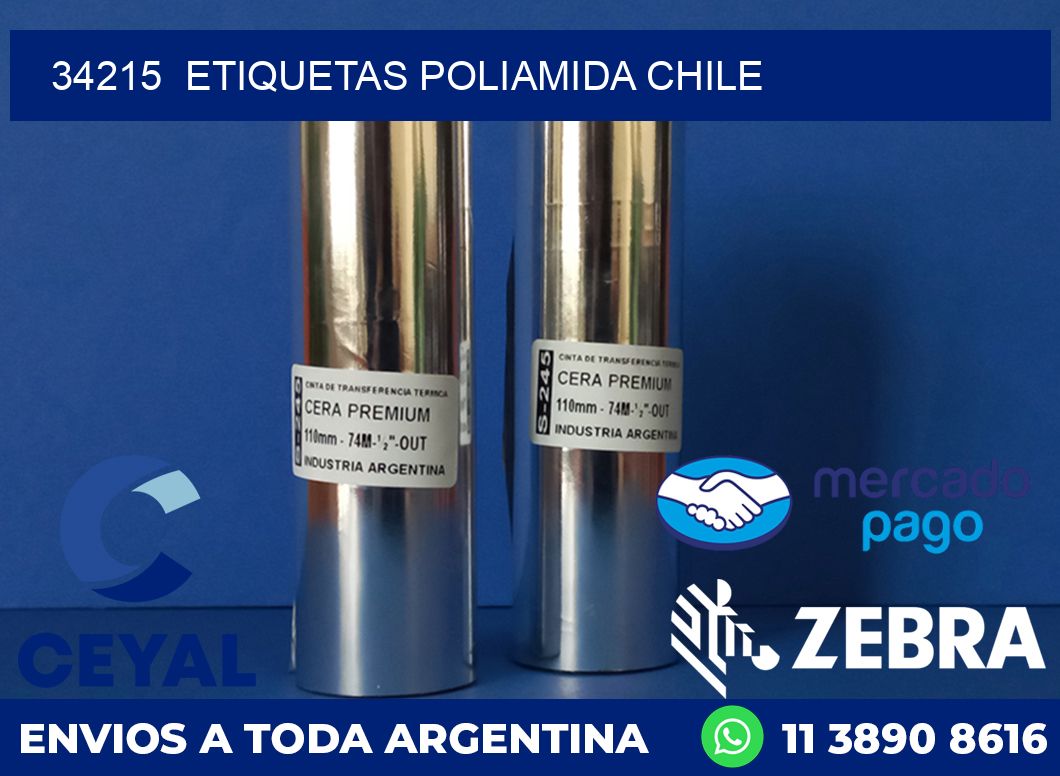 34215  ETIQUETAS POLIAMIDA CHILE