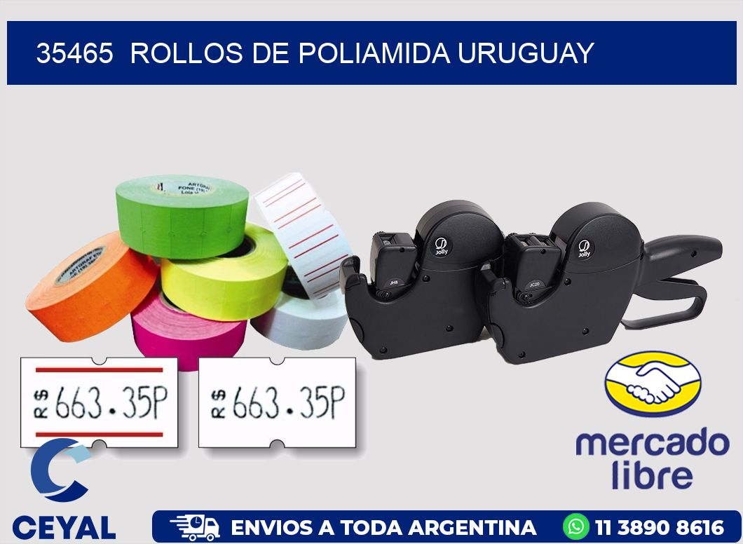 35465  ROLLOS DE POLIAMIDA URUGUAY
