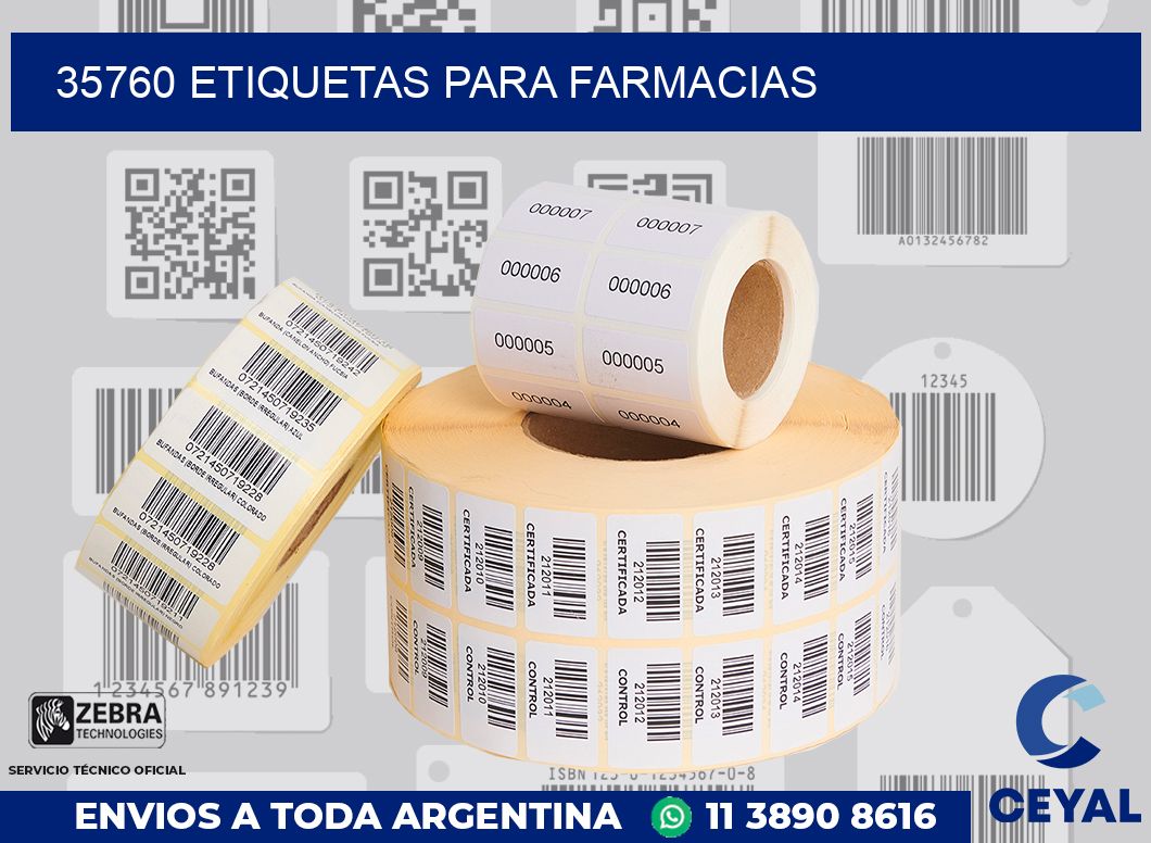 35760 ETIQUETAS PARA FARMACIAS