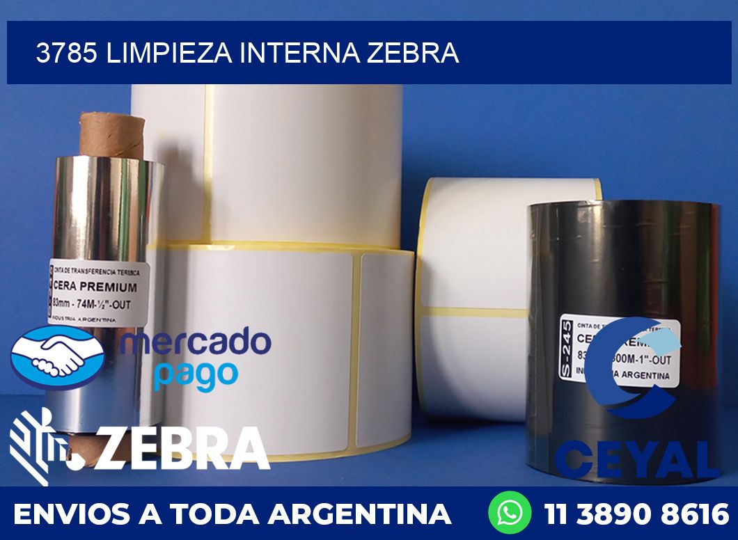 3785 LIMPIEZA INTERNA ZEBRA