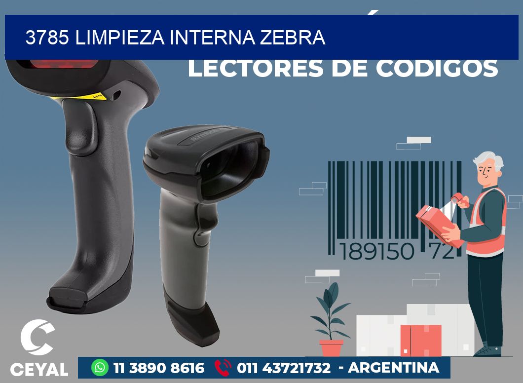 3785 LIMPIEZA INTERNA ZEBRA