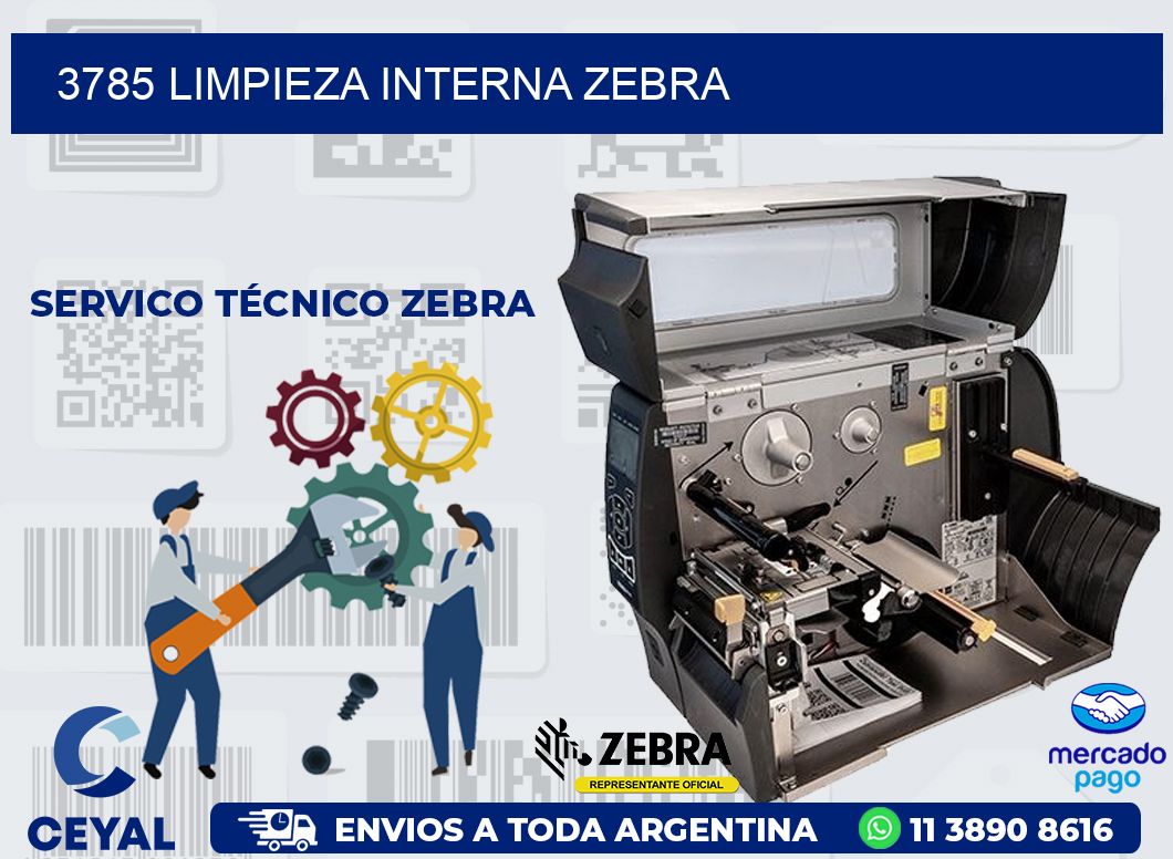 3785 LIMPIEZA INTERNA ZEBRA