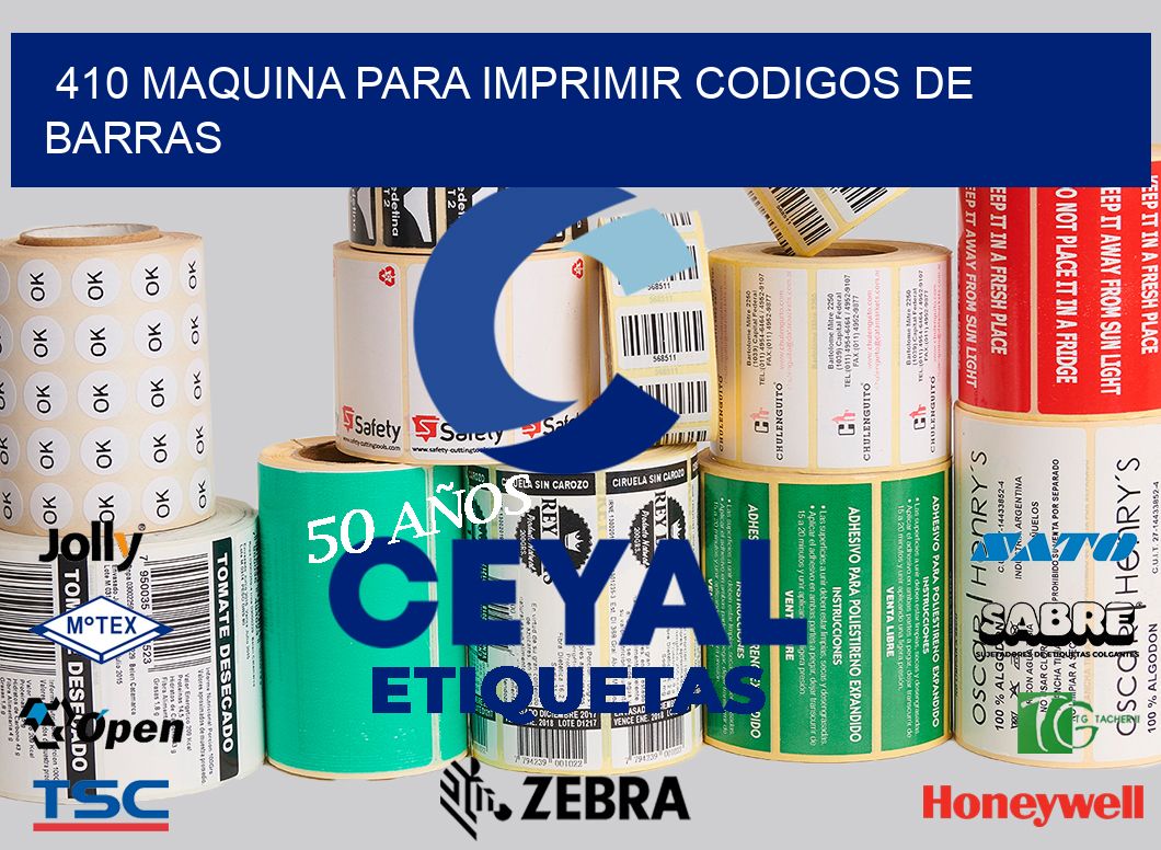 410 MAQUINA PARA IMPRIMIR CODIGOS DE BARRAS