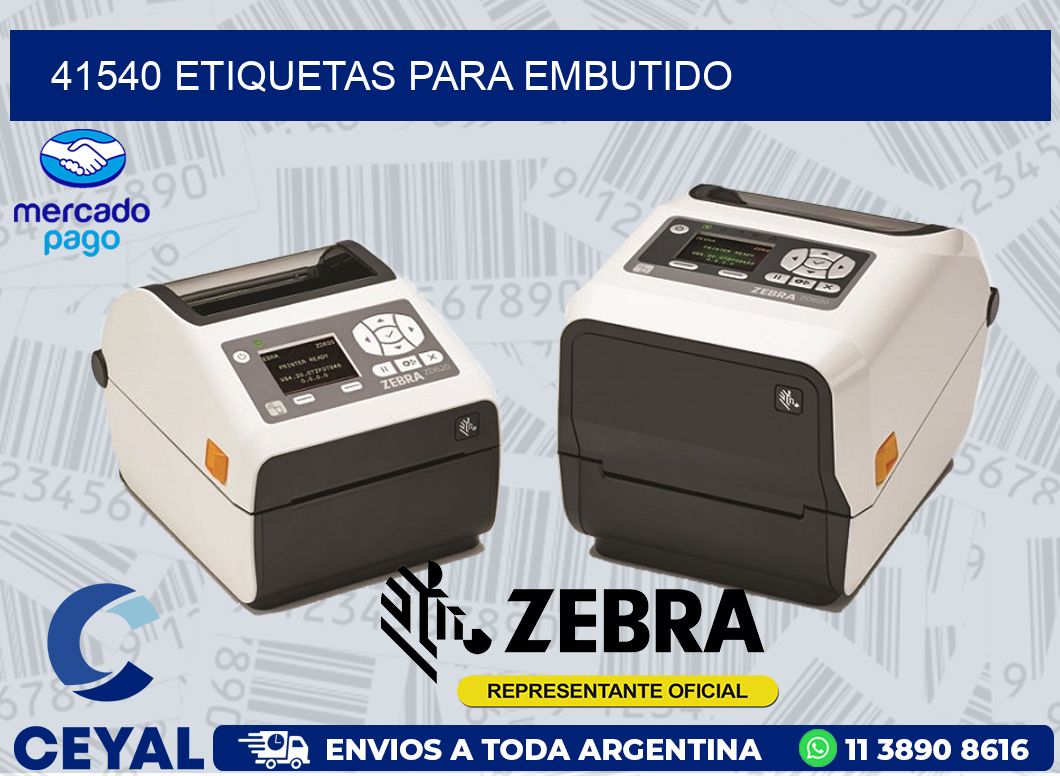 41540 ETIQUETAS PARA EMBUTIDO