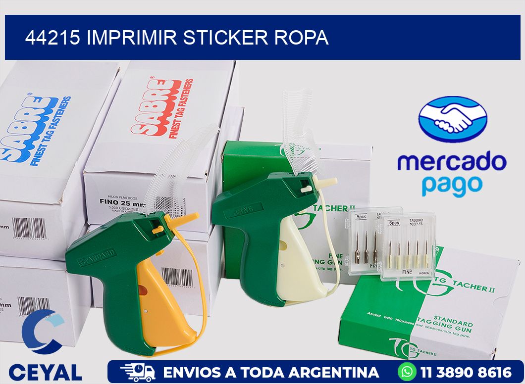 44215 IMPRIMIR STICKER ROPA