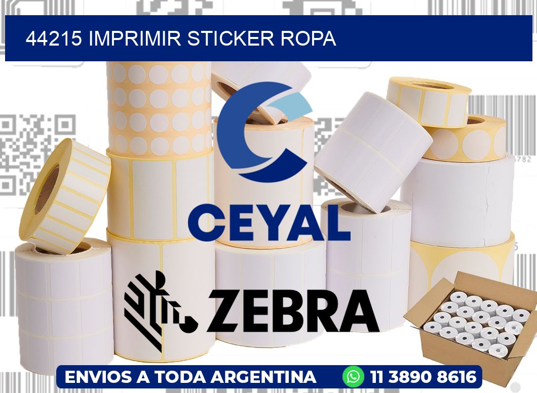44215 IMPRIMIR STICKER ROPA