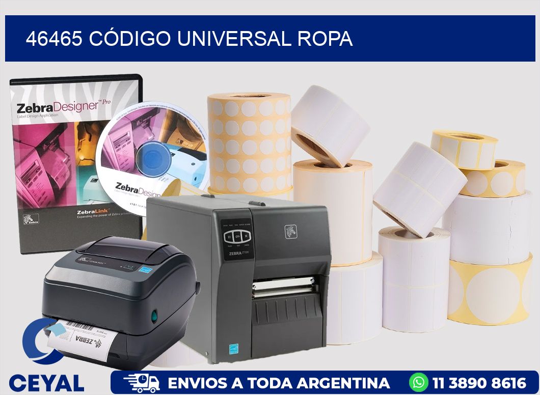 46465 CÓDIGO UNIVERSAL ROPA