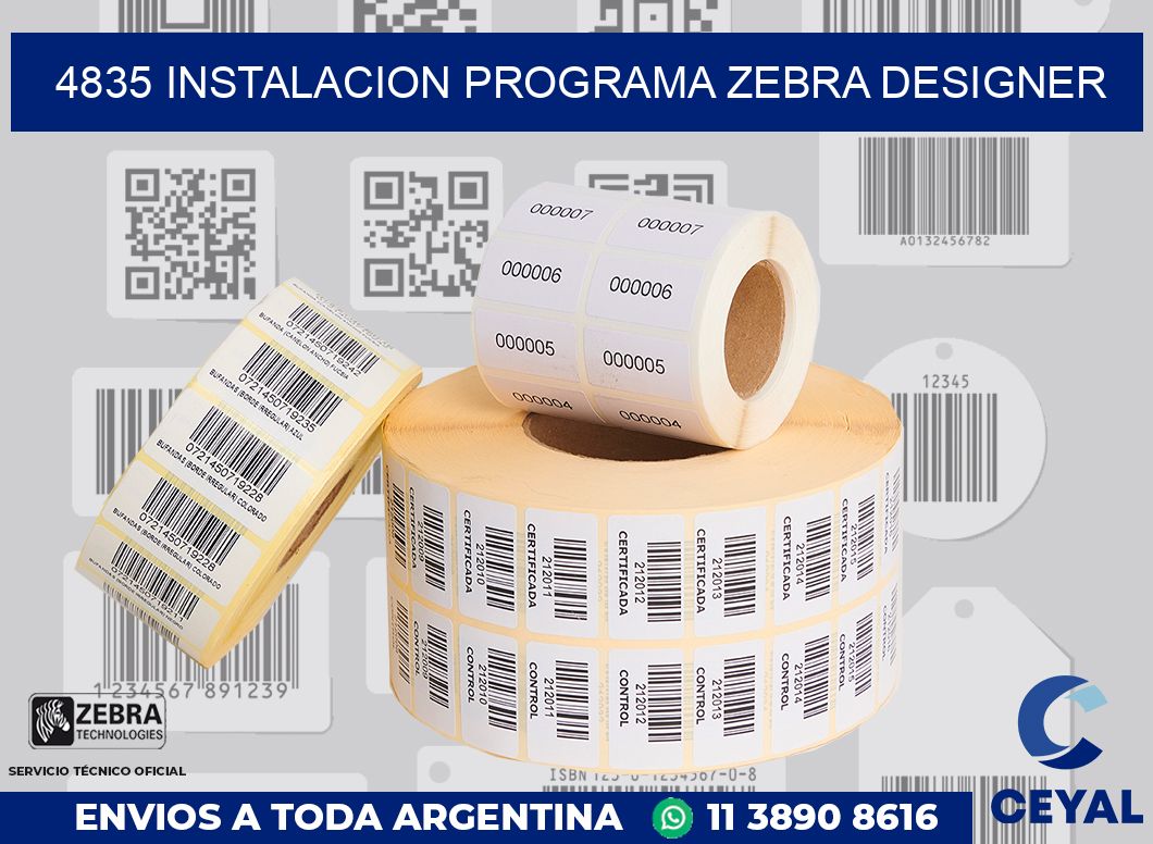 4835 INSTALACION PROGRAMA ZEBRA DESIGNER
