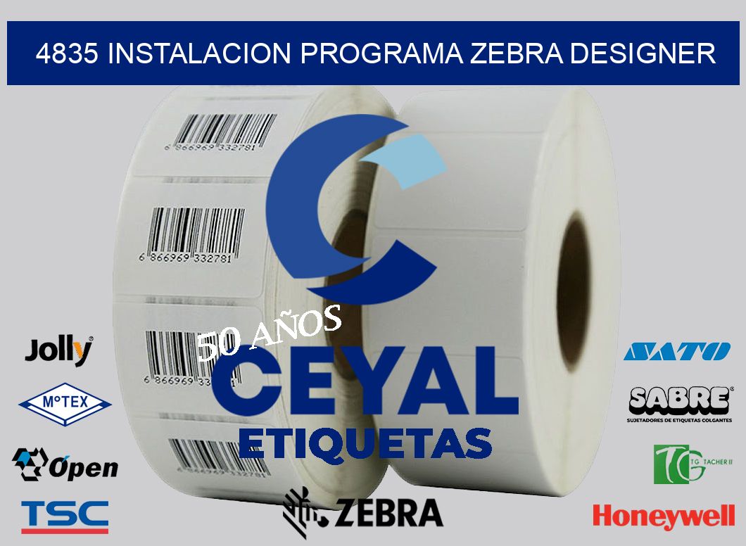 4835 INSTALACION PROGRAMA ZEBRA DESIGNER