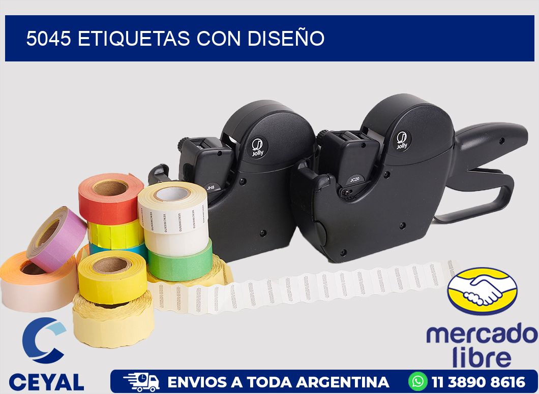5045 ETIQUETAS CON DISEÑO