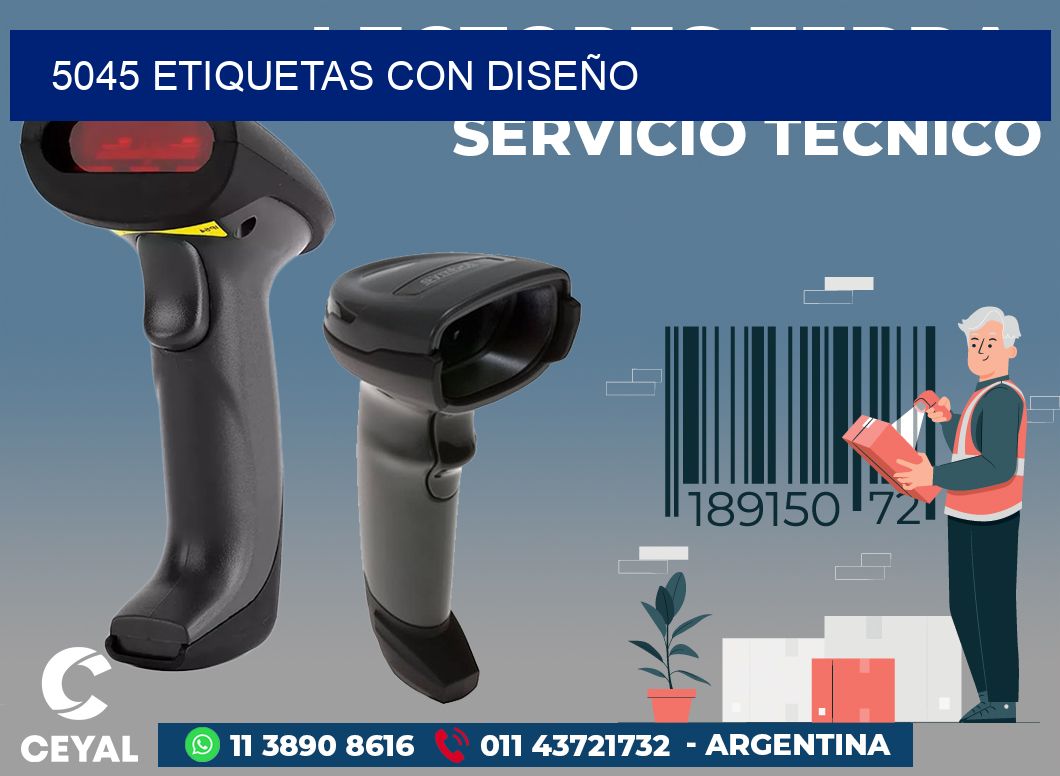 5045 ETIQUETAS CON DISEÑO