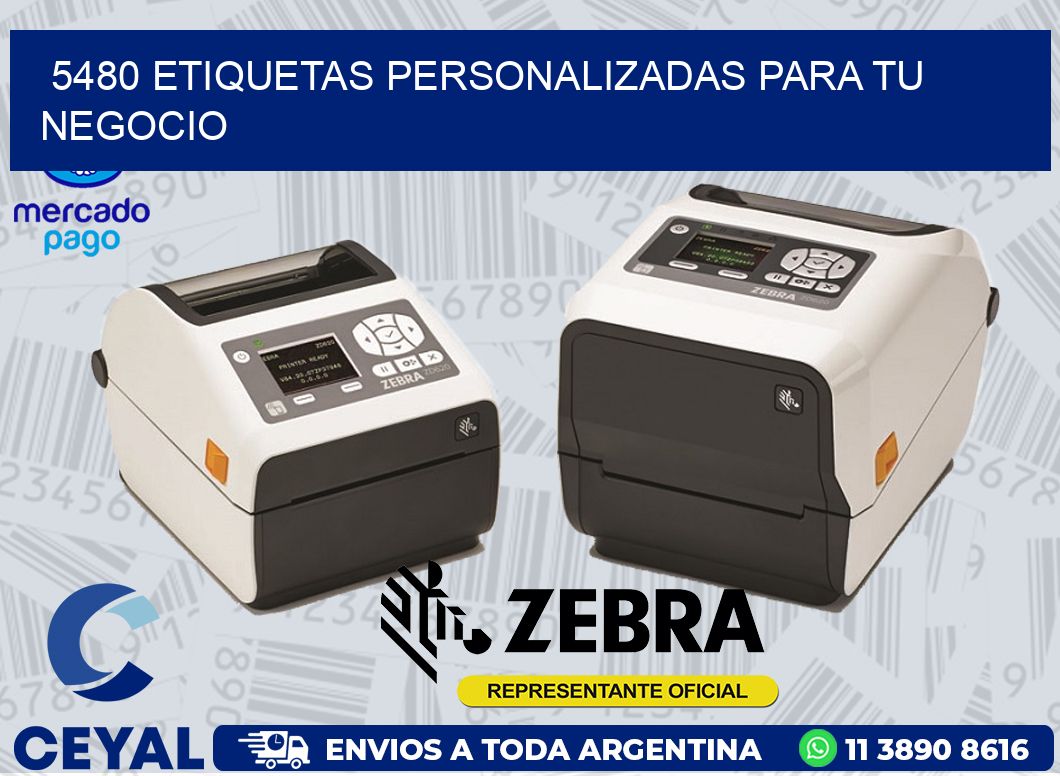 5480 ETIQUETAS PERSONALIZADAS PARA TU NEGOCIO