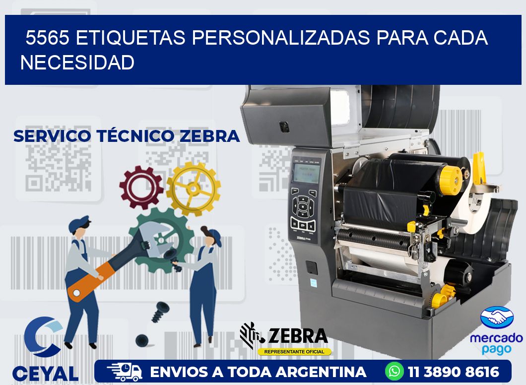 5565 ETIQUETAS PERSONALIZADAS PARA CADA NECESIDAD