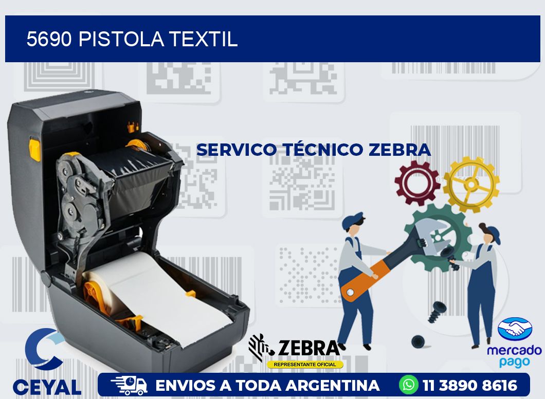 5690 PISTOLA TEXTIL