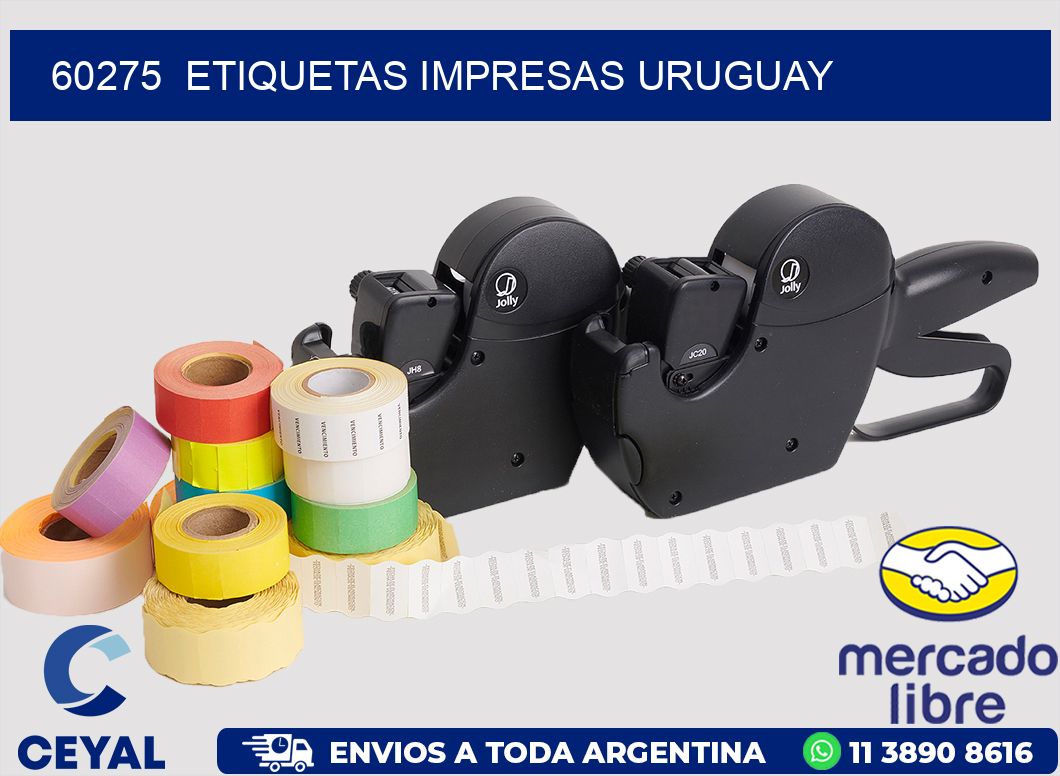 60275  ETIQUETAS IMPRESAS URUGUAY