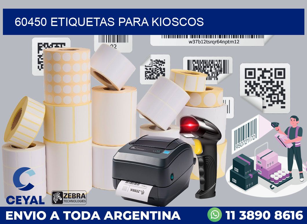 60450 ETIQUETAS PARA KIOSCOS