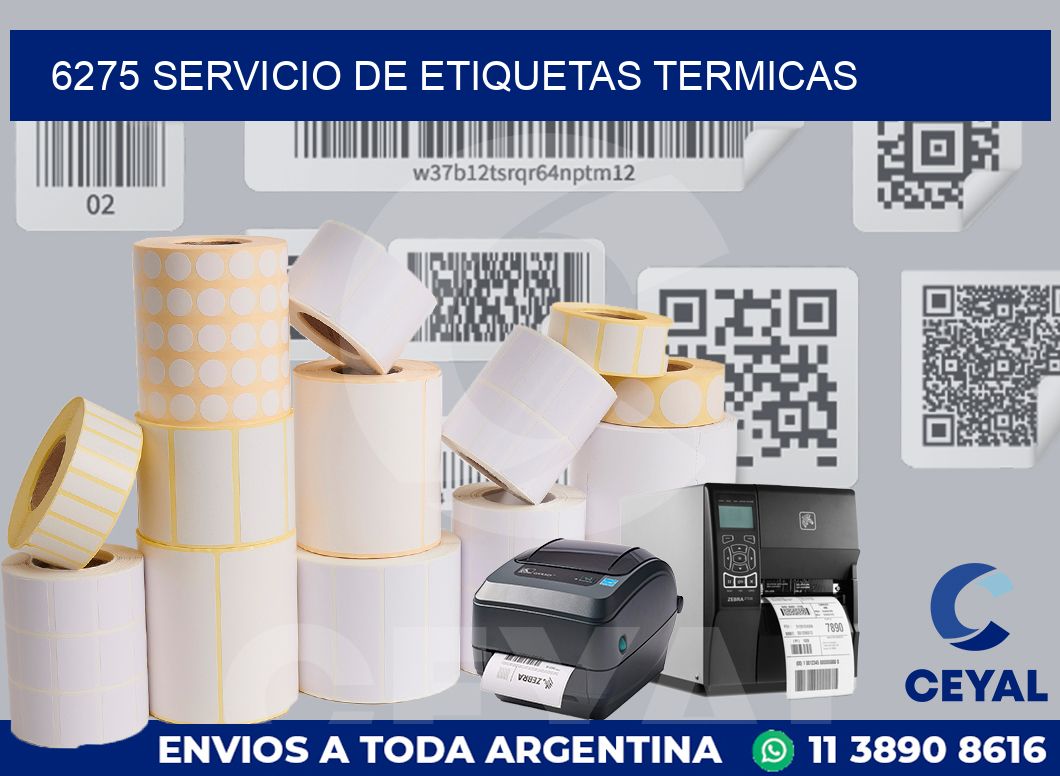 6275 SERVICIO DE ETIQUETAS TERMICAS