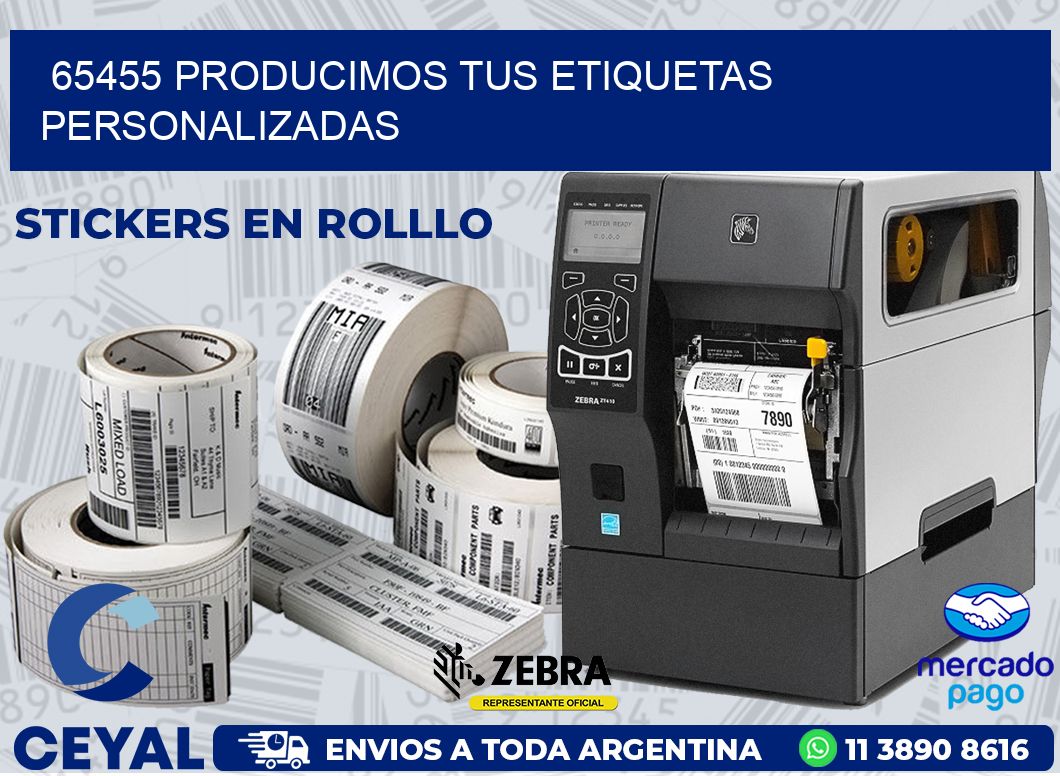 65455 PRODUCIMOS TUS ETIQUETAS PERSONALIZADAS