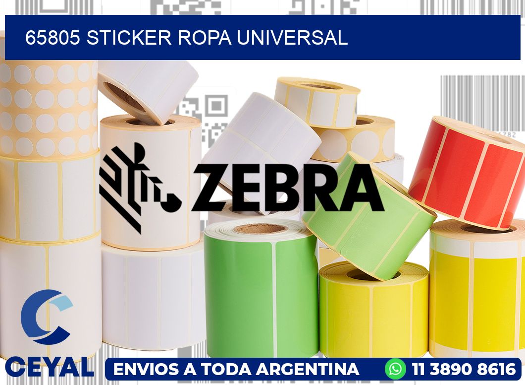 65805 STICKER ROPA UNIVERSAL