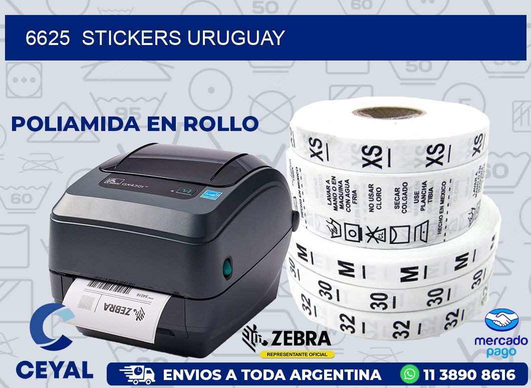 6625  STICKERS URUGUAY