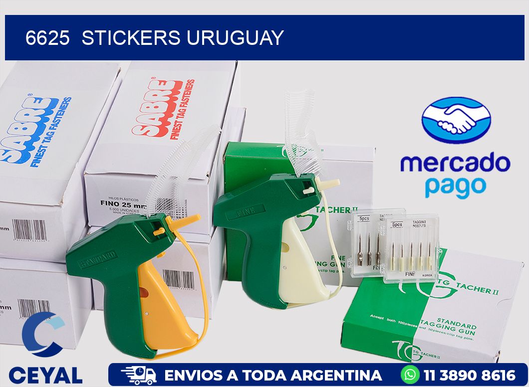 6625  STICKERS URUGUAY