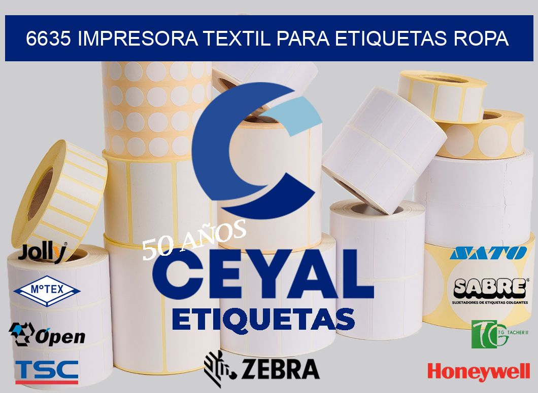 6635 IMPRESORA TEXTIL PARA ETIQUETAS ROPA