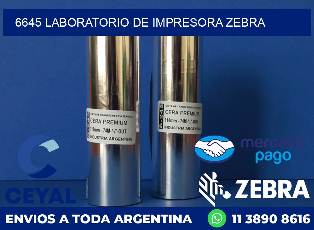 6645 LABORATORIO DE IMPRESORA ZEBRA