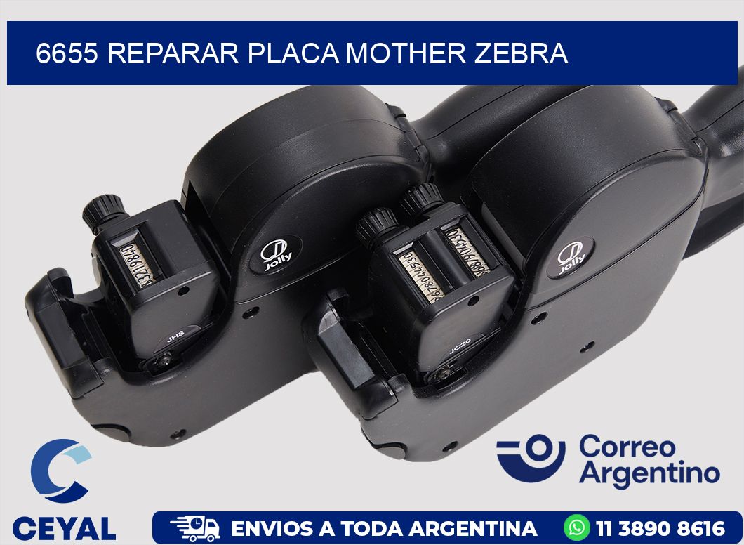 6655 REPARAR PLACA MOTHER ZEBRA
