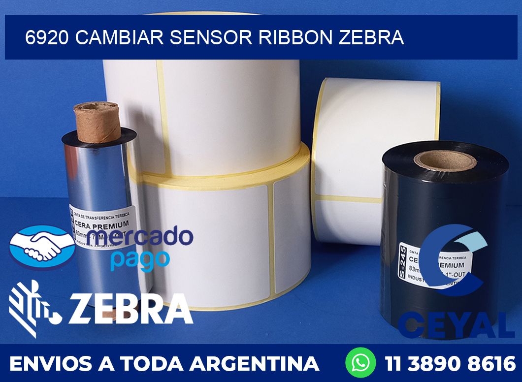 6920 CAMBIAR SENSOR RIBBON ZEBRA
