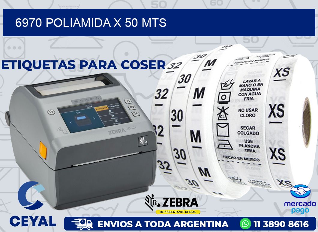 6970 POLIAMIDA X 50 MTS