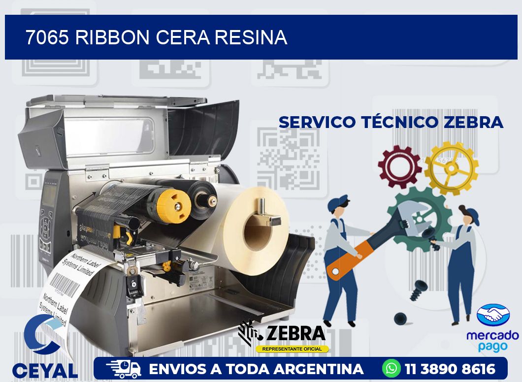 7065 RIBBON CERA RESINA