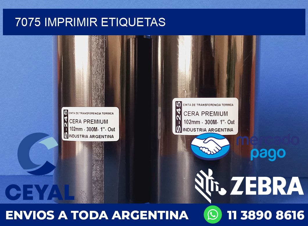 7075 IMPRIMIR ETIQUETAS