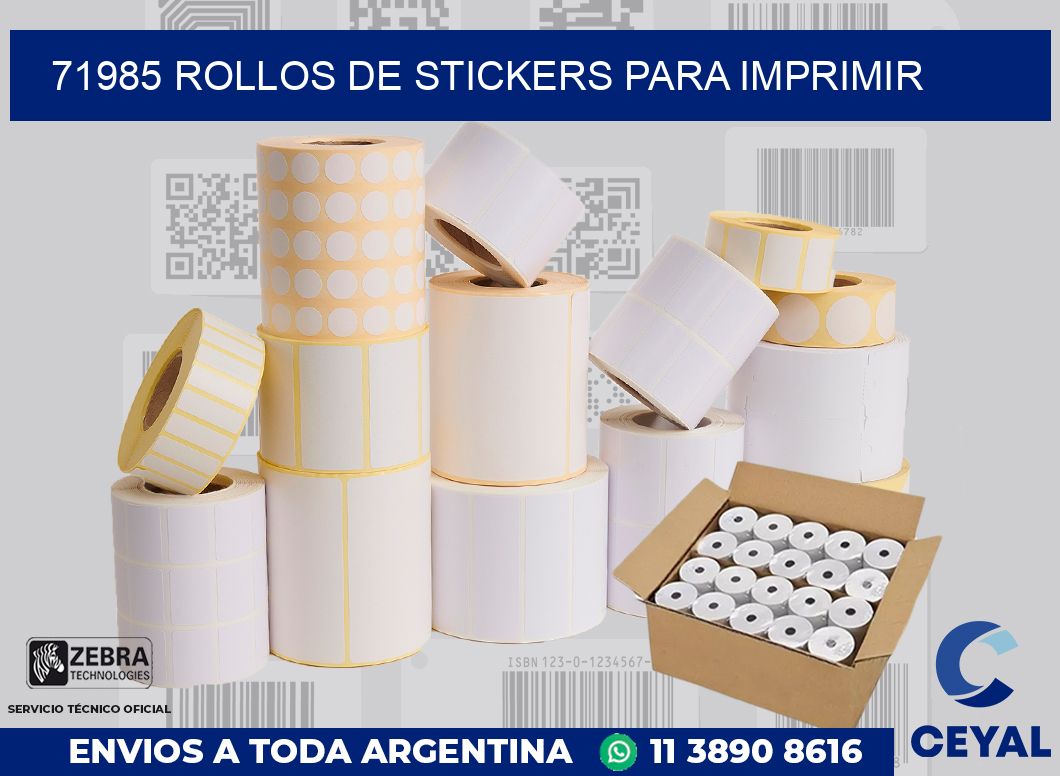 71985 ROLLOS DE STICKERS PARA IMPRIMIR