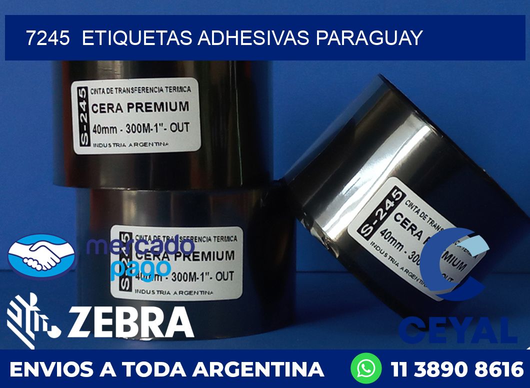 7245  ETIQUETAS ADHESIVAS PARAGUAY