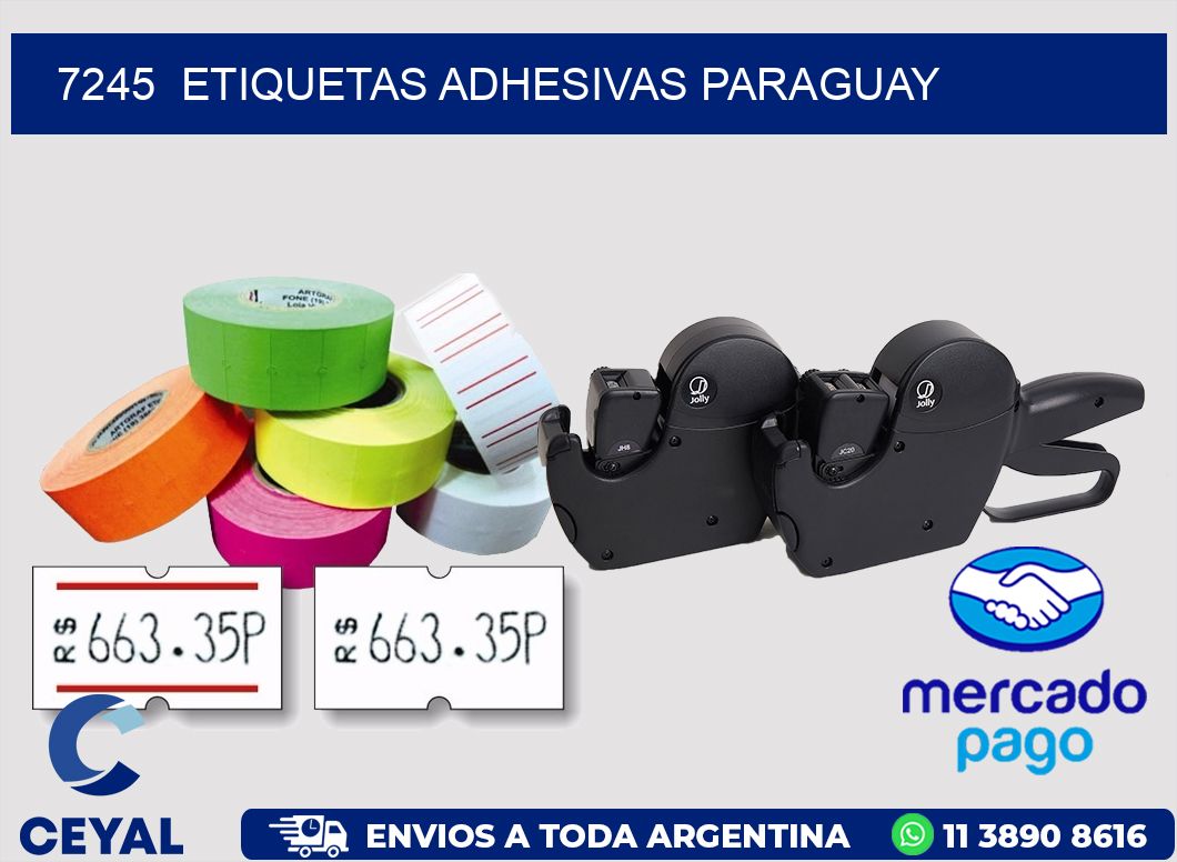 7245  ETIQUETAS ADHESIVAS PARAGUAY
