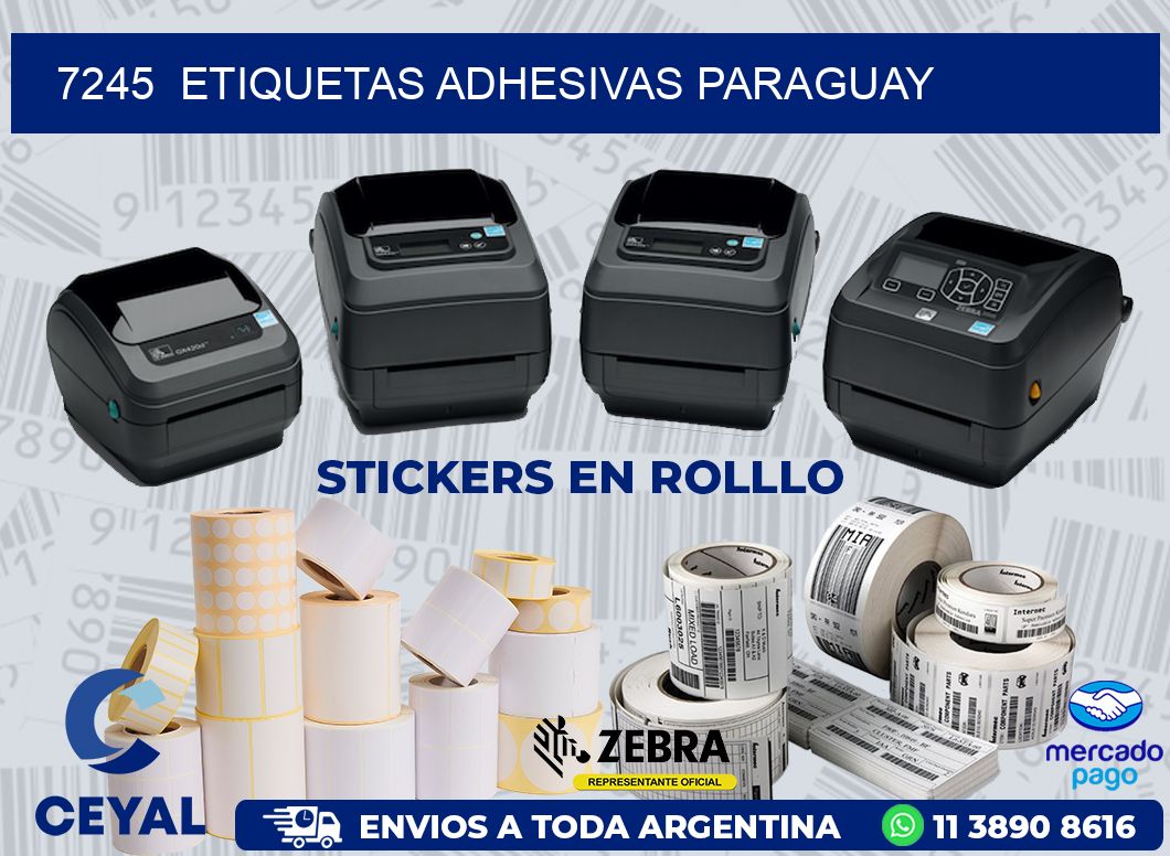 7245  ETIQUETAS ADHESIVAS PARAGUAY