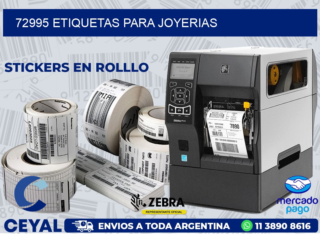 72995 ETIQUETAS PARA JOYERIAS