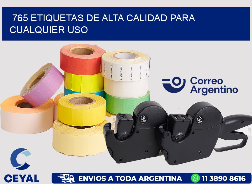 765 ETIQUETAS DE ALTA CALIDAD PARA CUALQUIER USO