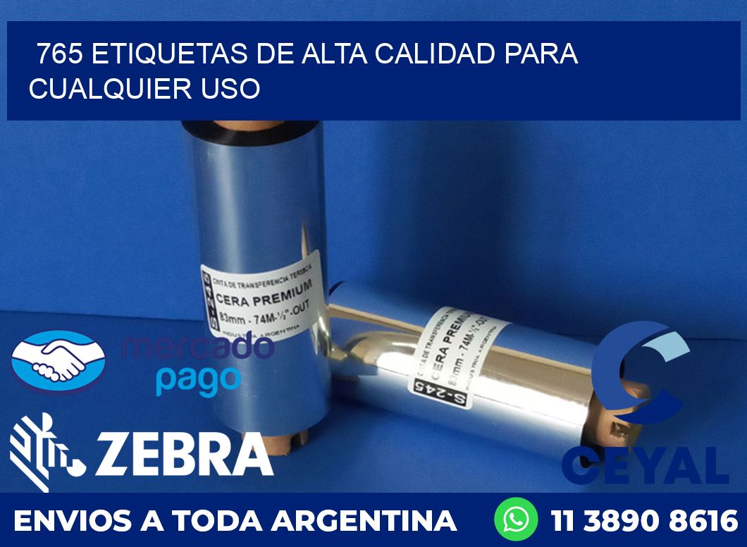 765 ETIQUETAS DE ALTA CALIDAD PARA CUALQUIER USO