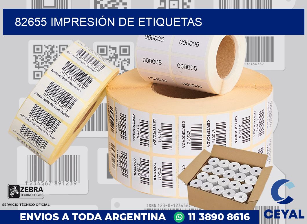82655 IMPRESIÓN DE ETIQUETAS