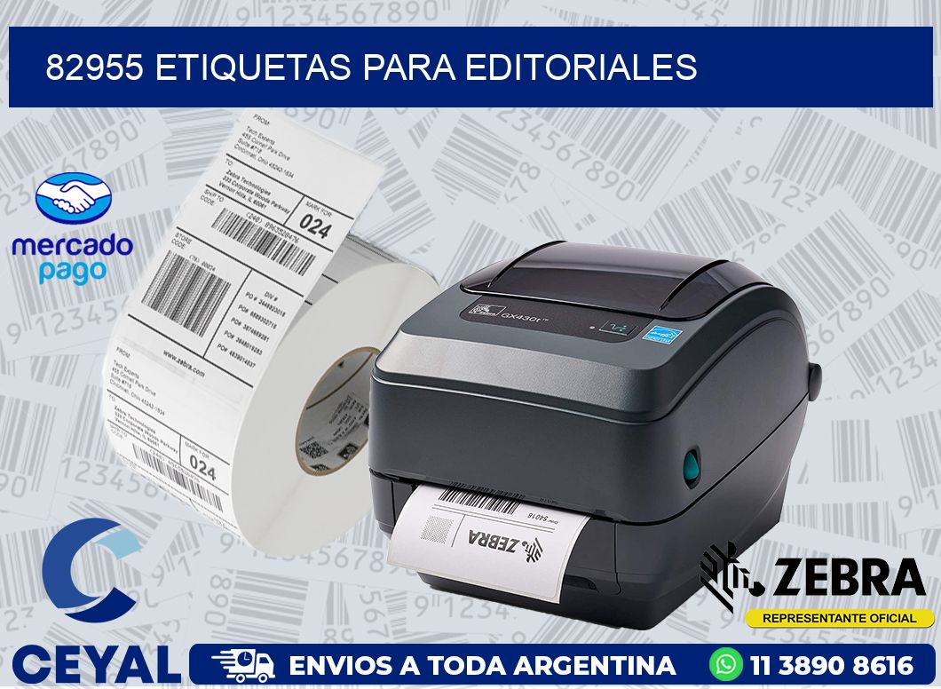 82955 ETIQUETAS PARA EDITORIALES